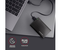 Axagon EE25-A6M, USB 3.2 Gen 1 - SATA 6G 2.5" RAW box, bezśrubowy - 1353409 - zdjęcie 7